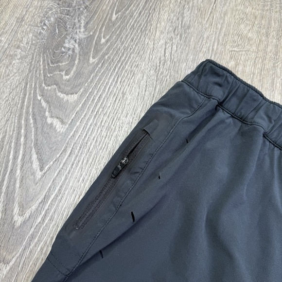 Ten Thousand Lined Athletic Shorts Men's Size S Small 5" Inseam Blue Drawstring - Picture 3 of 10